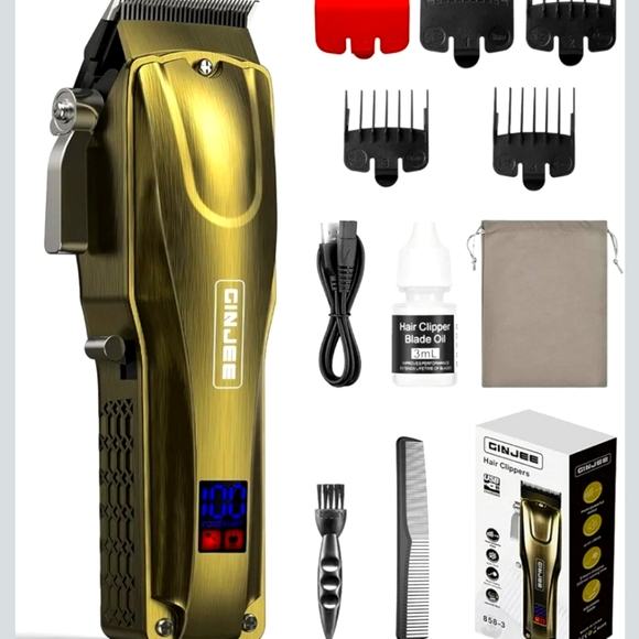 NEW! PROFESSIONAL CORDED OR UNCORDED RECHARGEBLE CLIPPERS FOR HAIR CUTTING/BODY - Picture 1 of 7